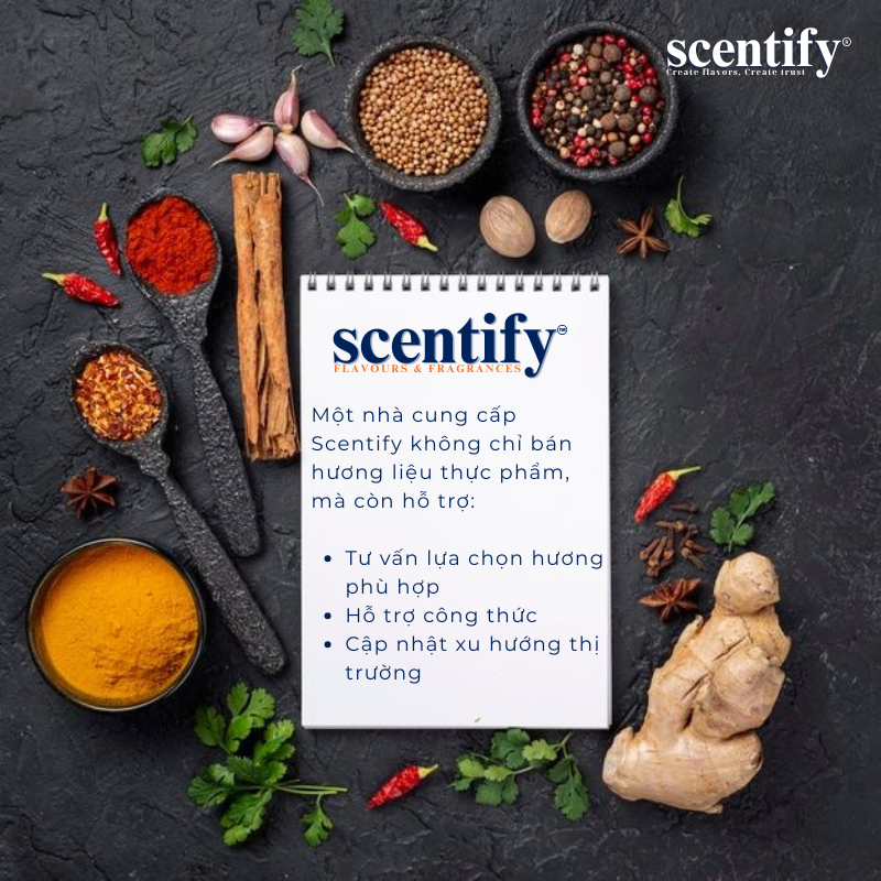 Vai trò của nhà cung cấp hương liệu