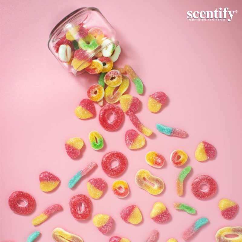 Hương liệu kẹo cứng giúp tạo mùi rõ và ổn định