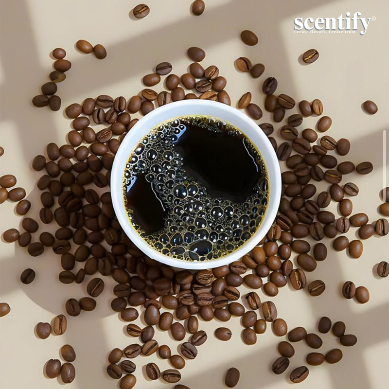 Hương liệu cà phê rang trong sản xuất đồ uống