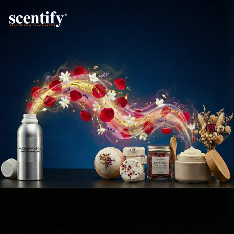 Hương ngàn hoa ứng dụng trong ngành hương thơm