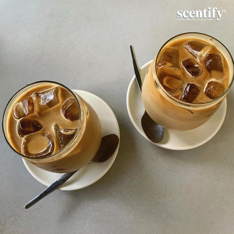 Hương liệu cà phê sữa trong sản xuất đồ uống