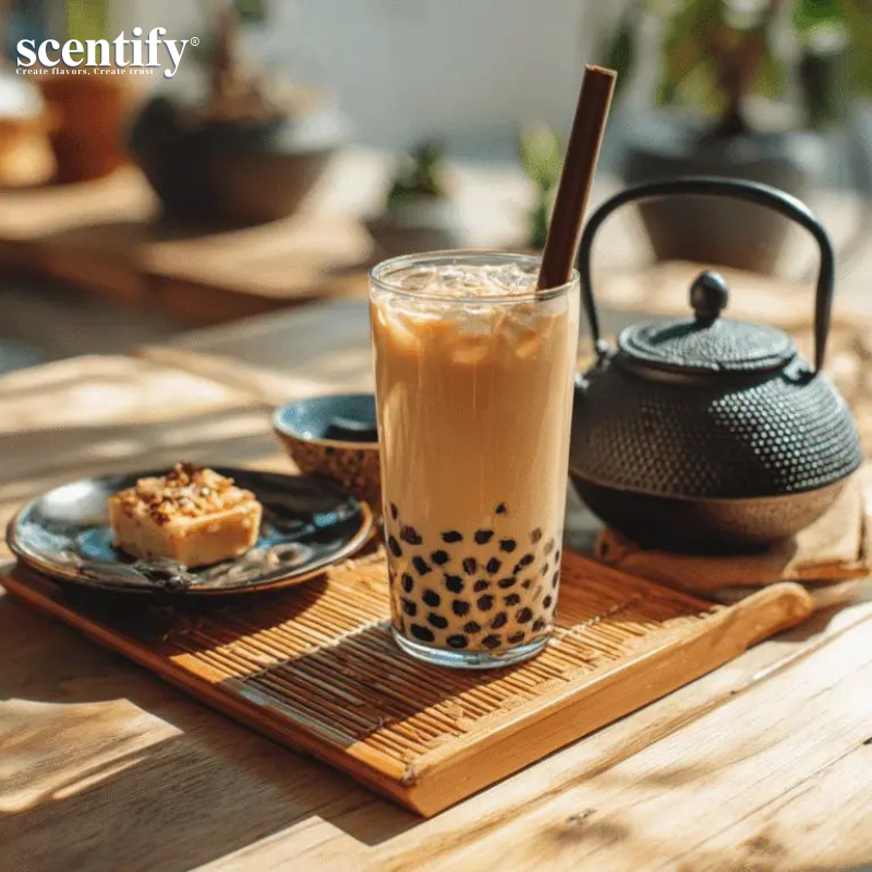 Hương trà sữa truyền thống ứng dụng trong pha chế và sản xuất